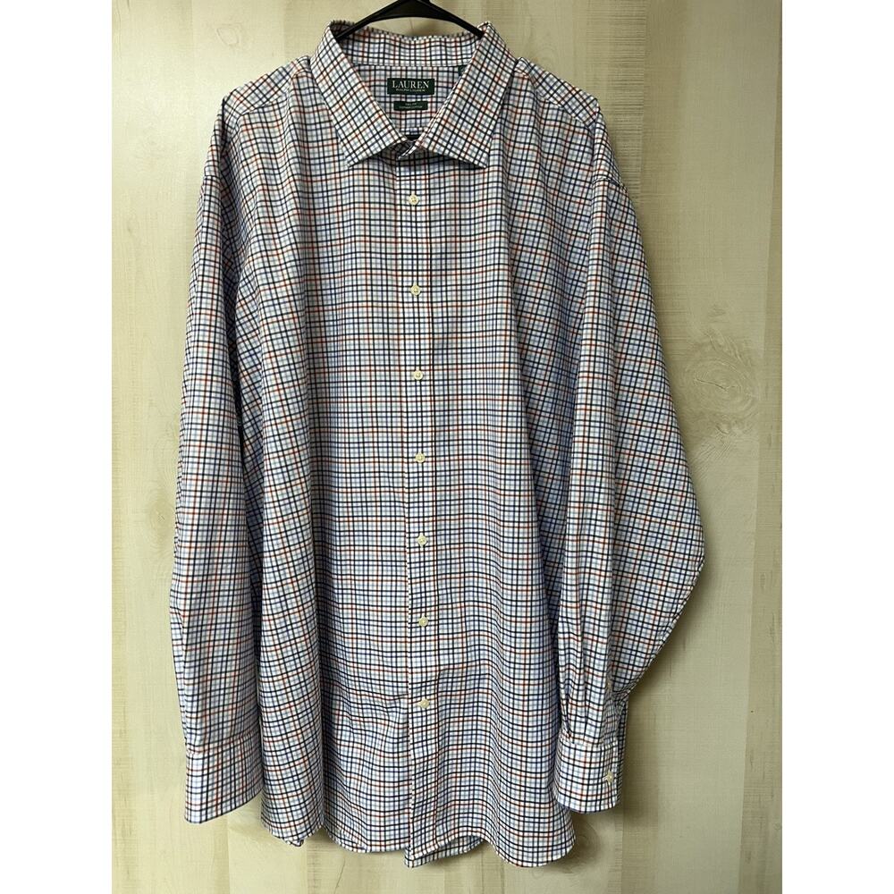 Lauren Ralph Lauren Men’s Button-Down Plaid 36/37